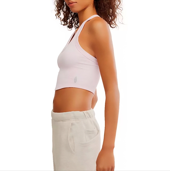 FP Movement All Clear V Neck Cami in Powder Pink, NWT - Picture 9 of 10